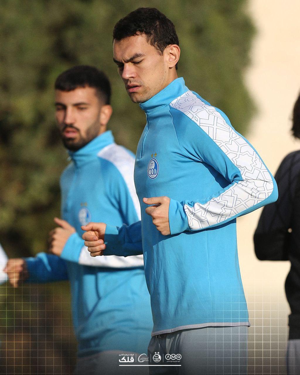 تمرین تیم فوتبال استقلال پیش از دربی ۱۰۶