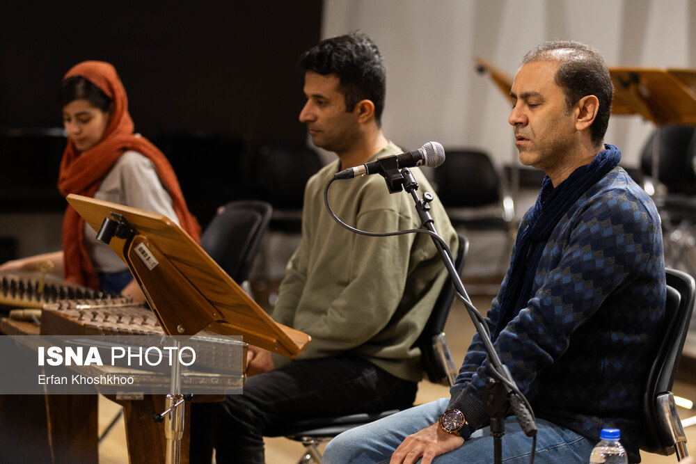 تمرین ارکستر سازهای ایرانی