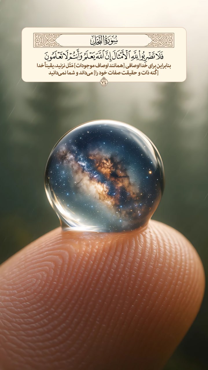 طرح/ خدا مىداند و شما نمىدانید