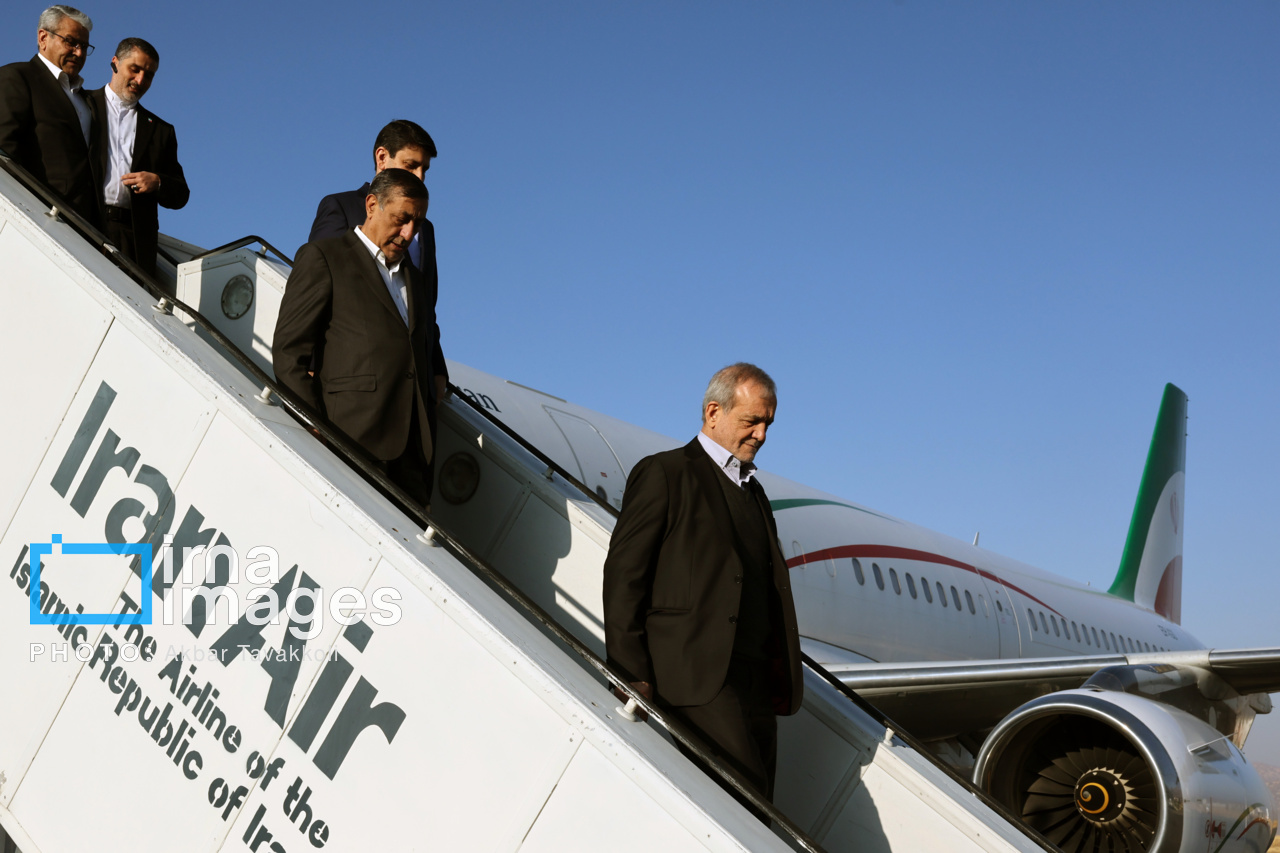 عکس/ ورود رئیس جمهور به یاسوج