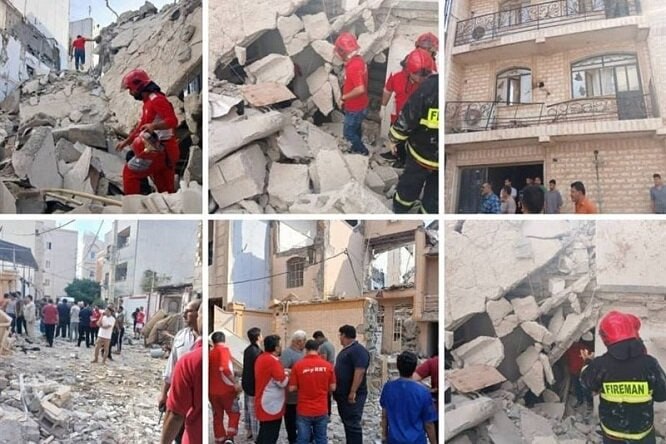 انفجار ساختمان مسکونی در بوشهر؛ ۶ نفر مصدوم شدند