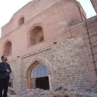 عکس/ زمینه ثبت جهانی مسجد جامع ارومیه تسهیل شد