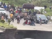 رانش وحشتناک زمین در اندونزی