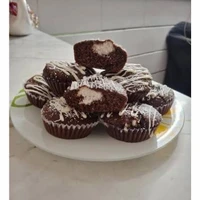 کاپ کیک با عطر نارگیل و مغزی شکلات