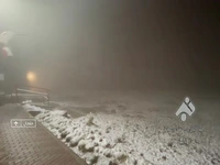 اولین برف پاییزی ارتفاعات خلخال را سفید پوش کرد