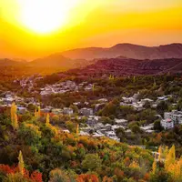 طبیعت پاییزی روستای بوژان نیشابور