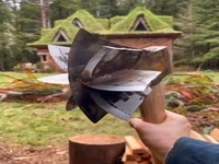 ویدئوی از یک تبر جالب و کاربردی