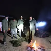 جمعآوری ادوات صید غیرمجاز از رودخانه زرینهرود در میاندوآب