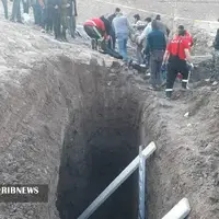 فوت ۲ نفر بر اثر ریزش دیواره سد خاکی روستای کَسلان میانه