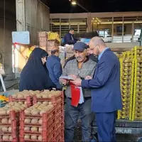 حکم پلمب 5 حجره گرانفروش در میدان میوه و تره‌بار همدان صادر شد