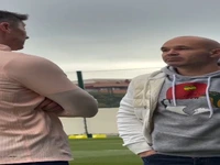 اینیستا، مهمان ویژه تمرین امروز بارسلونا