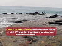 ویدئو پربازدید از عرشه تکه‌تکه‌شده کشتی یونانی کیش