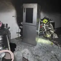 نجات نوجوان معلول از آتش‌سوزی در روستای تپه‌سلام مشهد