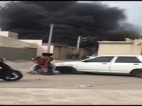 آتش‌سوزی در انبارهای محله چابهار قشم