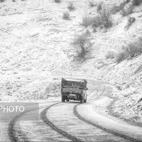 عکس/ بارش برف پاییزی در روستاهای کوهستانی سوادکوه