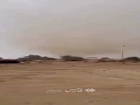 فیلم| وقوع همزمان گردباد و واتراسپات در جزیره کیش