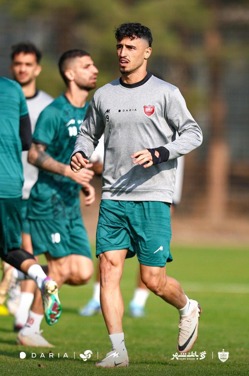 تصاویر آخرین تمرین پرسپولیس پیش از دربی ۱۰۶