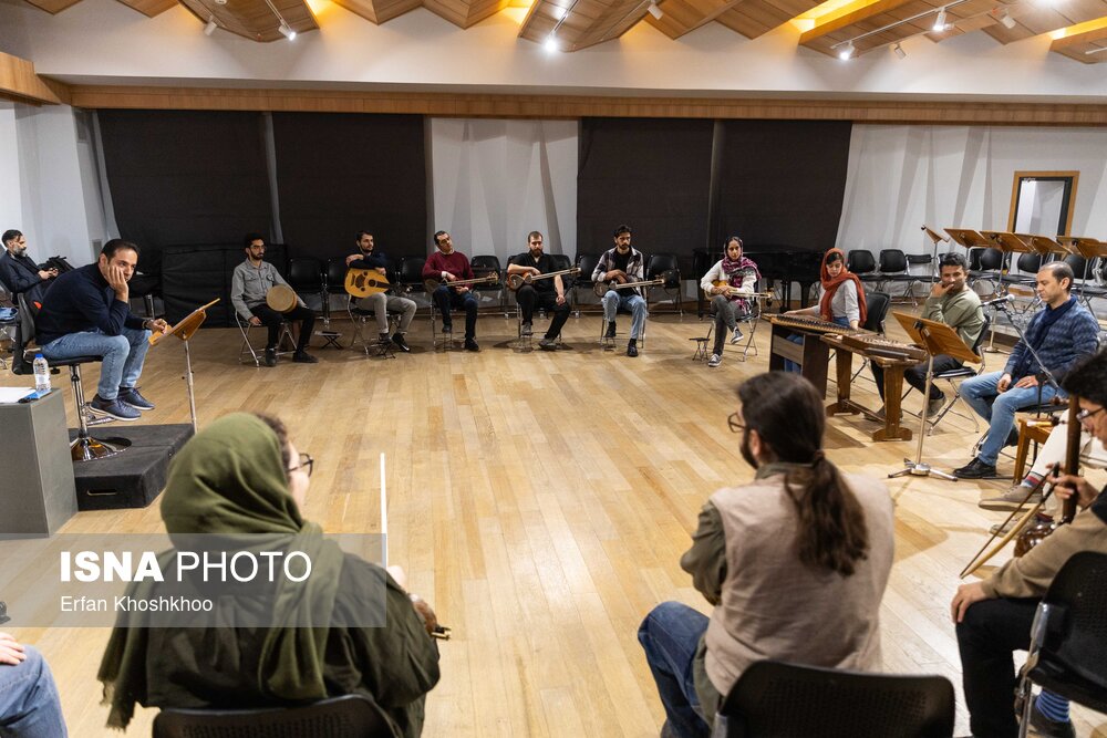 تمرین ارکستر سازهای ایرانی