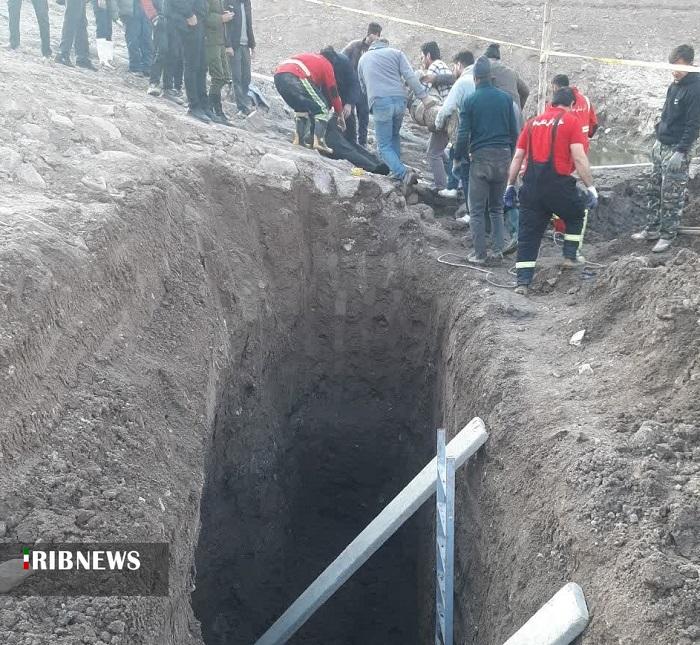فوت ۲ نفر بر اثر ریزش دیواره سد خاکی روستای کَسلان میانه