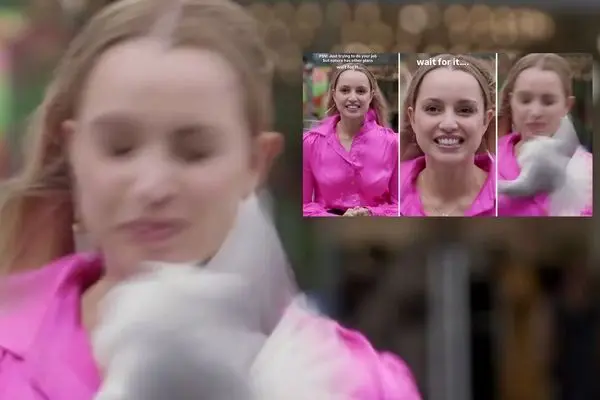 لحظه شوکه‌کننده حمله یک مرغ دریایی به خانم خبرنگار