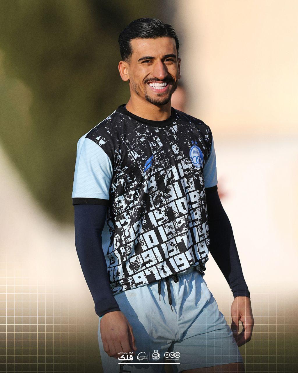 تمرین تیم فوتبال استقلال پیش از دربی ۱۰۶