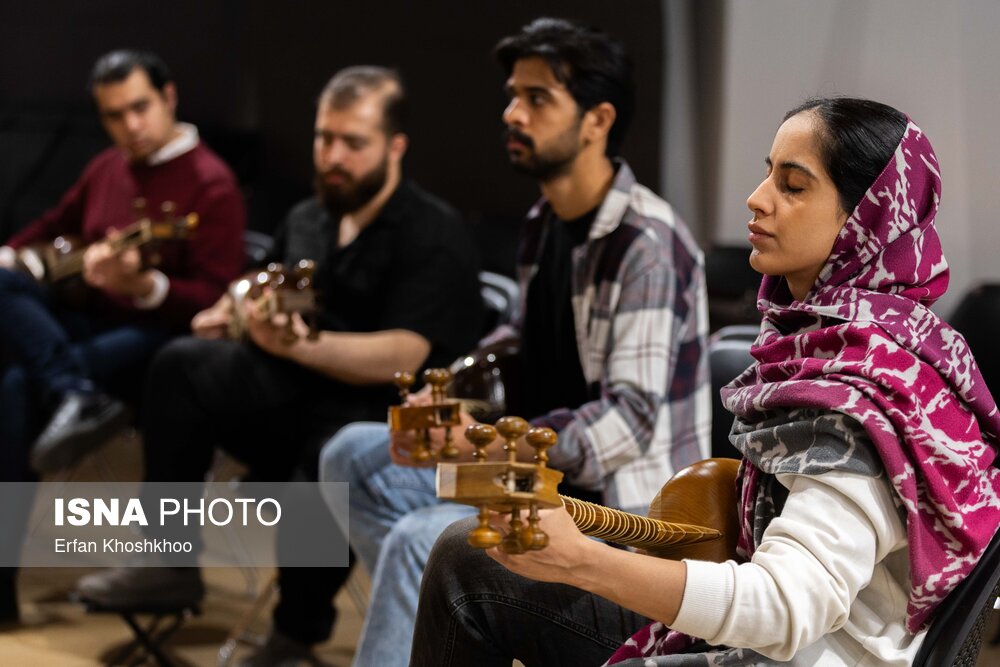 تمرین ارکستر سازهای ایرانی