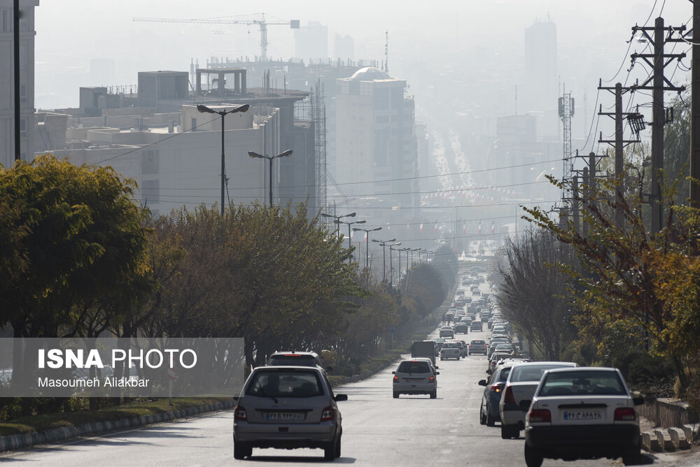 عکس/ هوای خشک و آلوده کرج