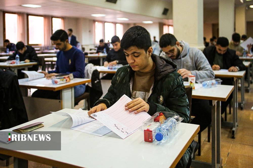 عکس/ آزمون ورودی دانشگاه‌های افسری ارتش