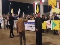 راهپیمایی خودرویی در بغداد و بصره در اعتراض به قرار گرفتن نام انصارلله و حزب‌الله در لیست گروههای تروریستی دولت عراق