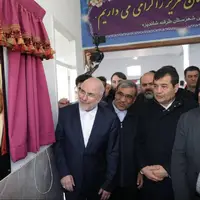 خانه کشتی طرقبه با حضو رییس مجلس شورای اسلامی افتتاح شد