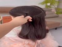 برای شب یلدا موهای دخترت رو این مدلی ببند