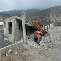 قلع و قمع ۳۰ بنای غیرمجاز درآمل