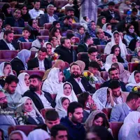 مراسم جشن ازدواج ۱۱۴ زوج کم توان