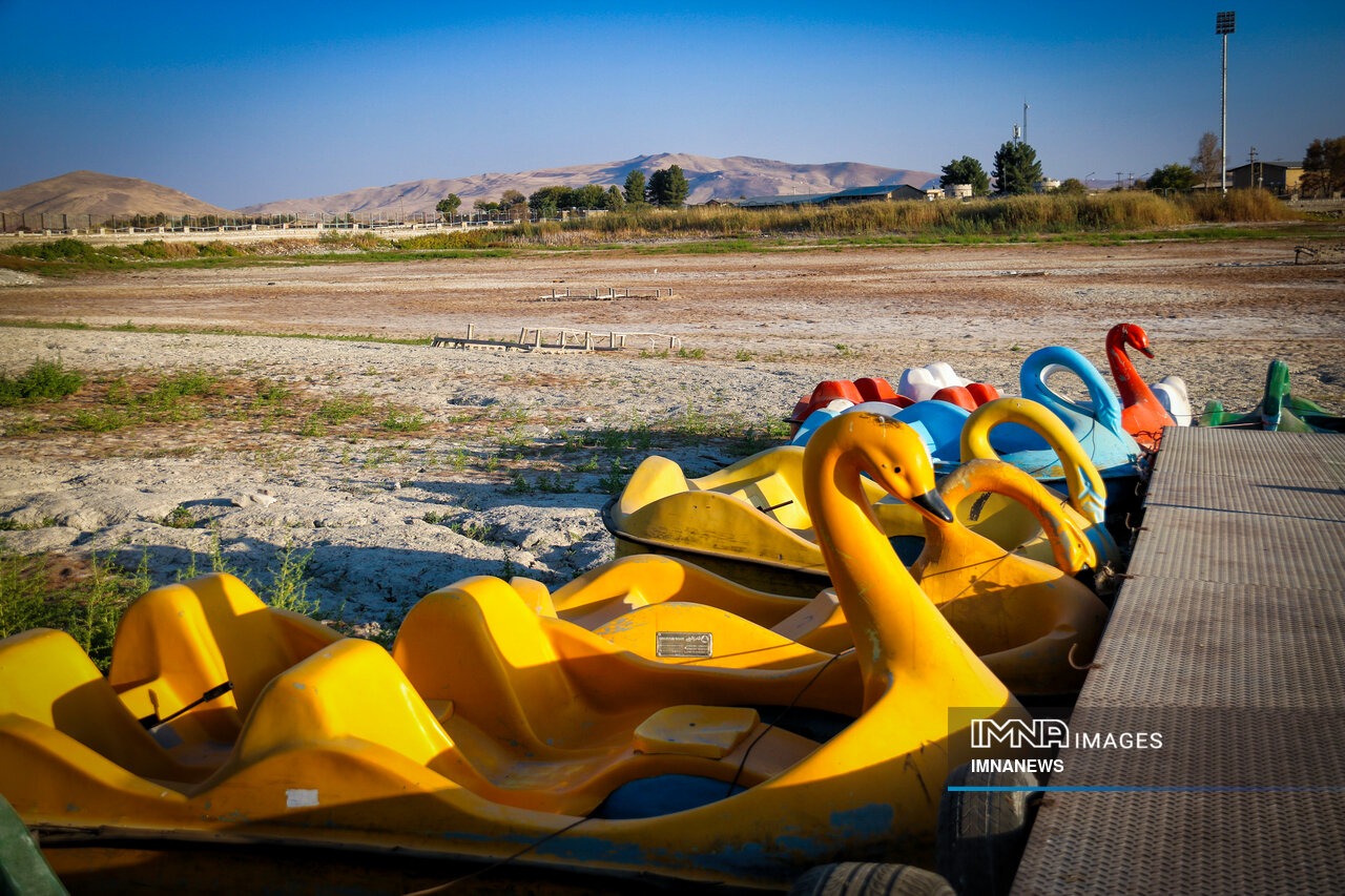 عکس/ مرگ نیلوفرِ کرمانشاه؛ آغاز فصلی تلخ از بحران آب