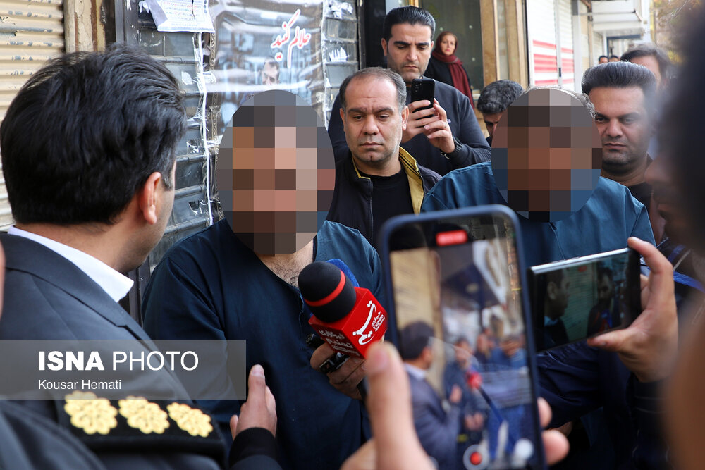 بازسازی صحنه سرقت مسلحانه از یک طلافروشی - کرمانشاه