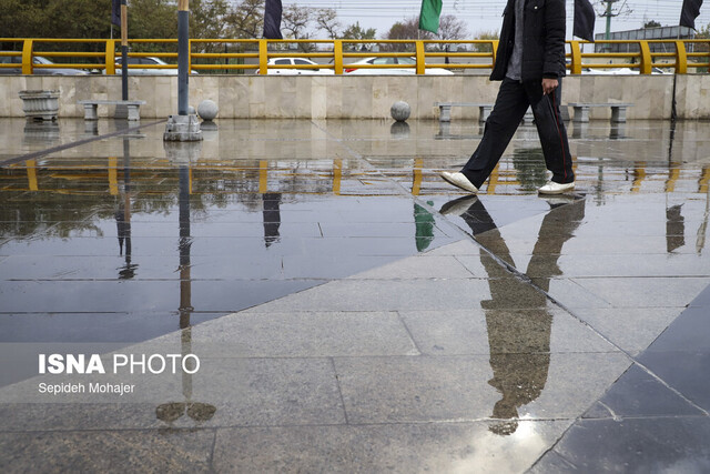 بارش باران در اغلب نقاط استان فارس طی روزهای پایانی هفته