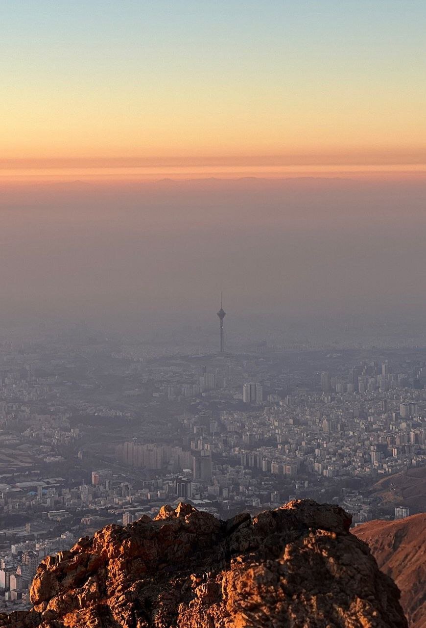 هوای تهران قرمز شد