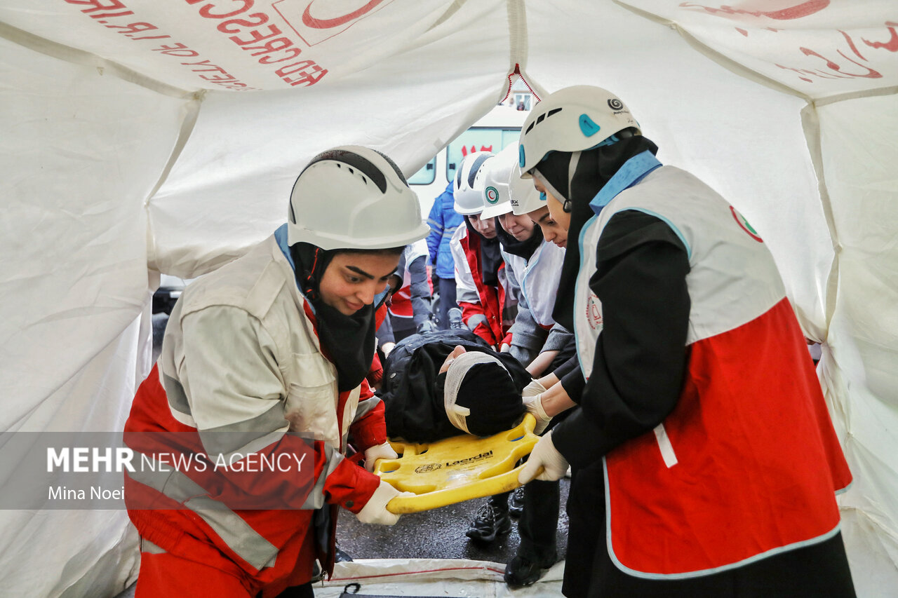 بیست و هفتمین مانور زلزله و ایمنی در تبریز