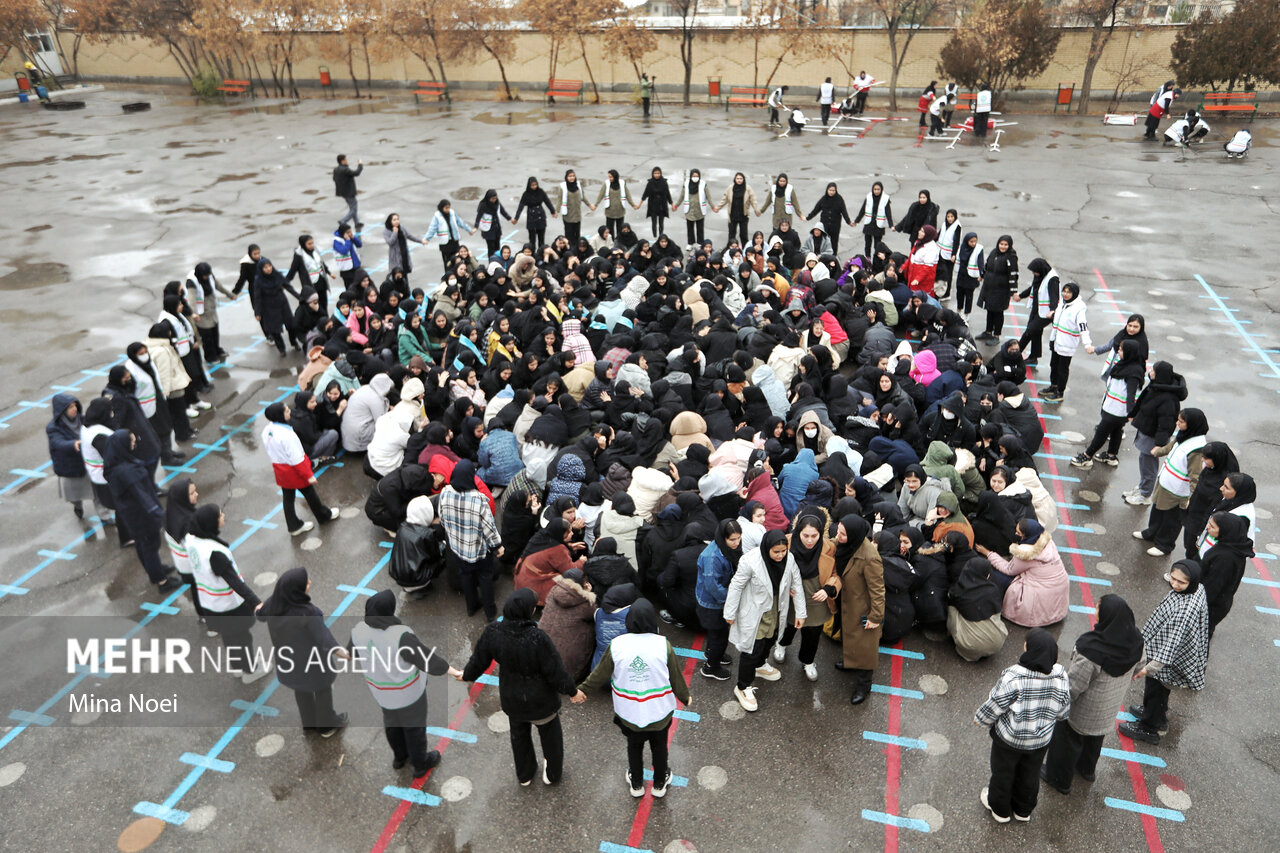 بیست و هفتمین مانور زلزله و ایمنی در تبریز