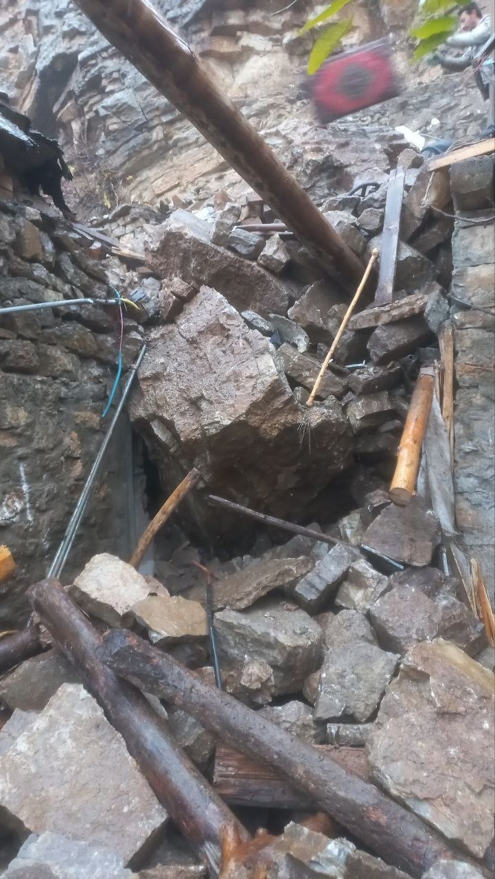 عکس/ خسارت باران شدید در هورامان کرمانشاه