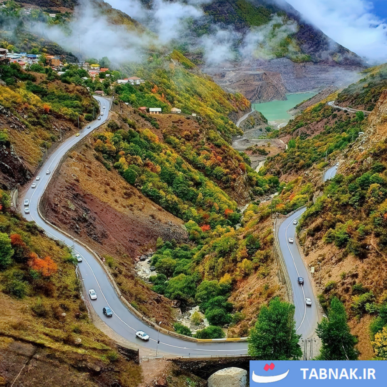 جاده چالوس؛ چهارمین جاده زیبای جهان