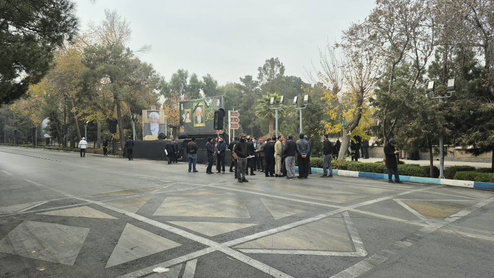 پیکر حجتالاسلام عبداللهی در گلستان شهدا آرام گرفت