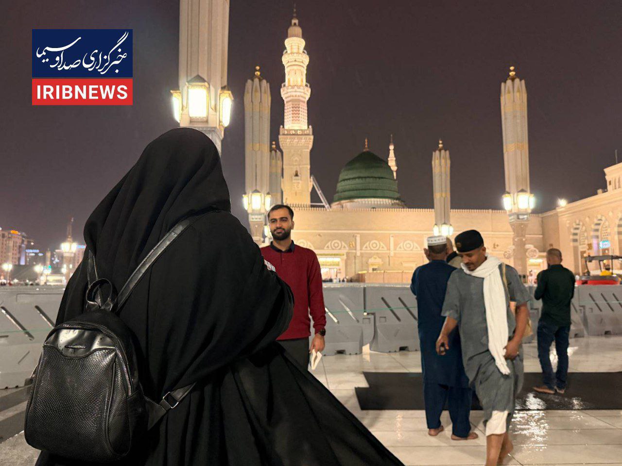  حس و حال فوق العاده مدینه در هوای بارانی  