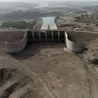 گزارشی از وضعیت آبگیری سد کرخه؛ سطح آب به یک پنجم رسید!