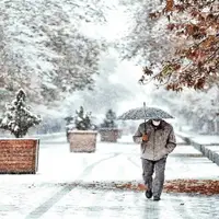 بارش برف و باران پاییزی در نقاط مختلف کشور