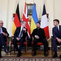 دیدار رهبران اروپایی با زلنسکی در لندن