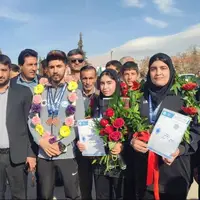استقبال باشکوه از 3 قهرمان بین‌المللی در یاسوج
