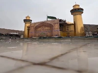 بارش باران در حرم امیرالمؤمنین(ع)