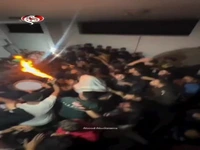 شادی مردم غزه از صعود تیم ملی فلسطین به مرحله یکچهارم نهایی جام عرب ۲۰۲۵ در قطر