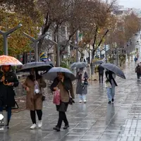 چتر باران بر سر مردم کردستان